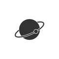 Planet vector isolated icon symbol for graphic and web design Royalty Free Stock Photo