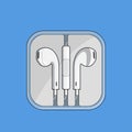 Airpods vector isolated