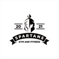 Spartan Fitness And Gym Logo Vector