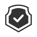 Antivirus security icon. vector graphics