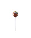 Chocolate round lollipop