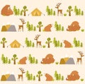 Print. vector forest background.