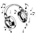 Headphone vector art and graphic design