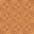Tile print. Ornamental pattern. Brown texture. Vector background Royalty Free Stock Photo