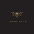 Dragonfly Logo Icon Design Template Royalty Free Stock Photo