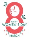 Happy Women`s Day in 8 March wallpaper