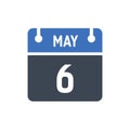 May 6 Calendar, date, interface, time icon, Web, internet, setting, time, calendar, change, date Calendar Date Icon