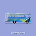 Minibus on tour southern Thailand
