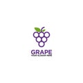 Grapes icon logo design template