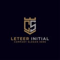 Inspiring company logo designs from the initial letters of the CS logo icon. Royalty Free Stock Photo