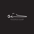 Initial Letter SI Logo - Handwritten Signature Logo