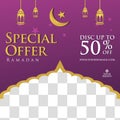 Ramadan Sale Modern social media post feed.