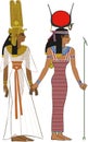 Nefertari with Goddess Hathor