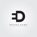 Initial Letter ED Logo - Simple Business Logo