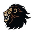 Lion Head Roar Sports Mascot Logo Vector Design Illustration Royalty Free Stock Photo