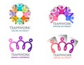 Teamwork logo in 4 variants.