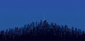 Modern night city skyline landscape backgrounds vector illustration EPS10 Royalty Free Stock Photo