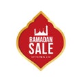 Social media post Ramadan discount template,