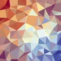 Abstract red blue triangle low polygon geometric luxury background vector Royalty Free Stock Photo