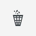 Trash can icon