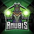 Anubis esport mascot logo design