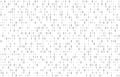 Binary computer code seamless pattern. Matrix background with digits 1.0. Royalty Free Stock Photo