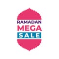 Ramadan sale social media post template banners ad. suitable for web promotion Royalty Free Stock Photo