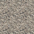 Seamless digital camo pattern. Military camouflage texture. Brown desert color.  Vector Royalty Free Stock Photo