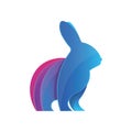 Rabbit logo in modern gradient style