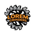 Stump Grinder logo, perfect for stump removal Business company