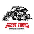 Buggy car adventure logo design