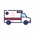 Illustration of the ambulance