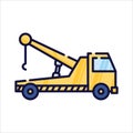 Illustration of the tow truck