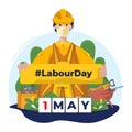 Happy labor day first may greetings