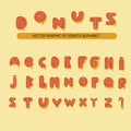 Donuts alphabet