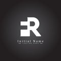 Initial Letter FR Logo - Minimal Business Logo