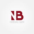 Initial Letter NB logo - Minimal Business Logo