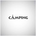 Camping Hut Adventure Logo Design Template. Vector Illustration Royalty Free Stock Photo