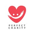 Simple logo for charity organization