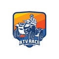 ATV Racing extreme adventure logo design