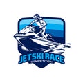 Jetski Racing vector illustration design Royalty Free Stock Photo