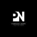 Initial Letter PN Logo - Simple Business Style Logo