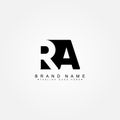 Initial Letter RA Logo - Simple Business Logo