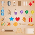 Icon Game Assets and Interfaces