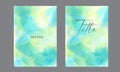 Watercolor floral abstract background for the cover design