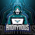 Anonymous esport mascot logo design