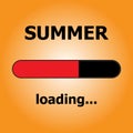 Summer loading on orange