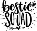 Bestie squad Royalty Free Stock Photo