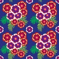 seamless beautiful floral pattern for wallpaper, textile pattern, wrapping paper ,floor carpet, vector art Royalty Free Stock Photo