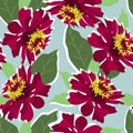 Abstract flowers seamless patterns. Design for paper, cover, fabric, interior decor and other users.